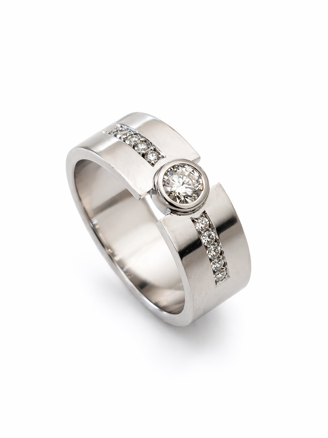 Verlovingsring met  natuurlijke diamant