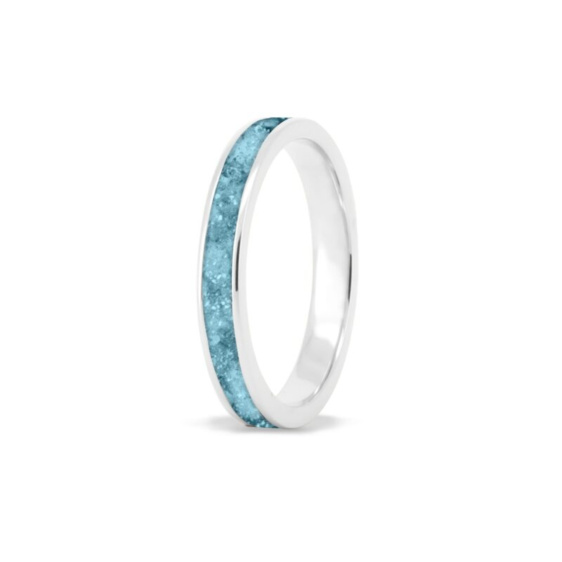 See You Gedenk Sieraden - Zilveren memorial ring, u-profiel, maat 56 - RG046_56