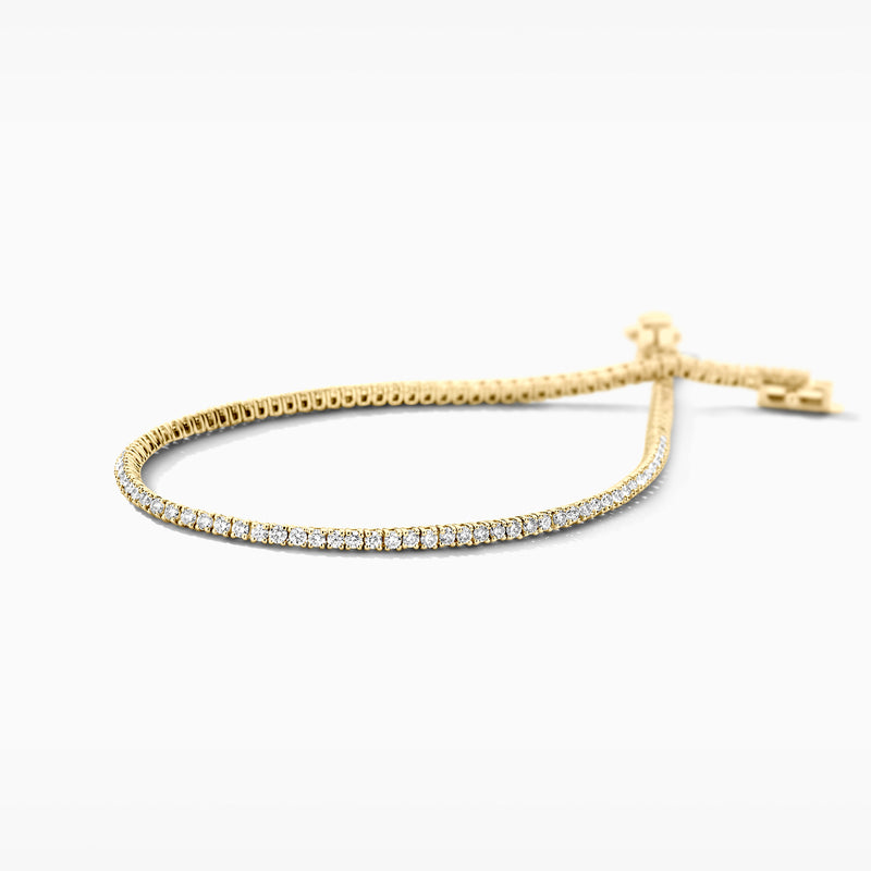 Blush 14 geelgouden tennisarmband met Lab Diamonds 1.60crt