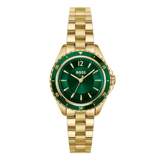De Hugo Boss 1502849 is een elegante horloge met hoogwaardige ontwerpdetails. Ideaal voor zowel zakelijke als casual gelegenheden, dit horloge voegt een vleugje klasse toe aan elke outfit. Draag het op je pols met een nette blouse voor een professionele uitstraling, of combineer het met een T-shirt en jeans voor een ontspannen look.