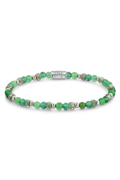 Merk
Rebel and Rose
Materiaal
Staal/edelstenen
Breedte
4 mm
Kleuren
Groen, Zilver
Geslacht
Dames, Heren
Garantie
6 maanden fabrieksgarantie