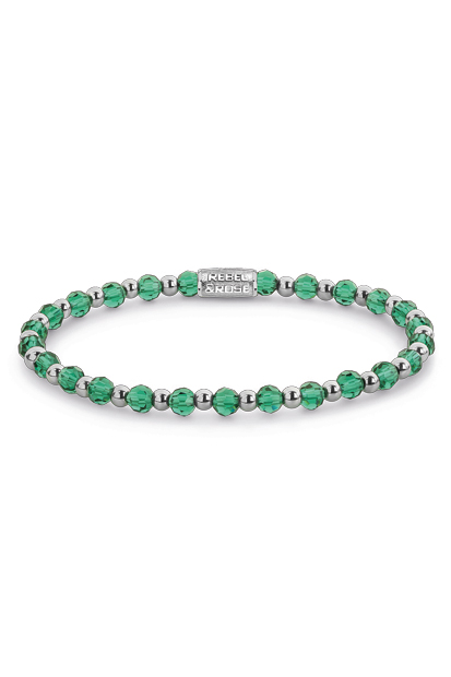 Merk
Rebel and Rose
Materiaal
Staal/edelstenen
Breedte
4 mm
Kleuren
Groen, Zilver
Geslacht
Dames, Heren
Garantie
6 maanden fabrieksgarantie