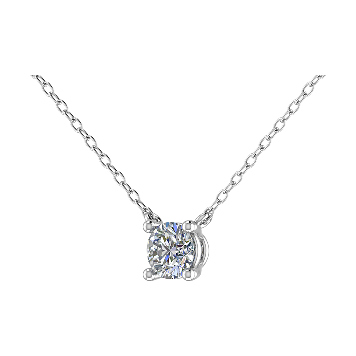 Deze 18 karaat witgouden ketting, modelnummer 8421-W, is voorzien van een lab-gekweekte diamant van 0.55 karaat met briljante slijpvorm. De diamant heeft een uitstekende kleur (D) en zuiverheid (VS1). Deze elegante ketting is perfect voor speciale gelegenheden en voegt een vleugje verfijning toe aan elke outfit. Perfect om solo te dragen of te combineren met andere sieraden.