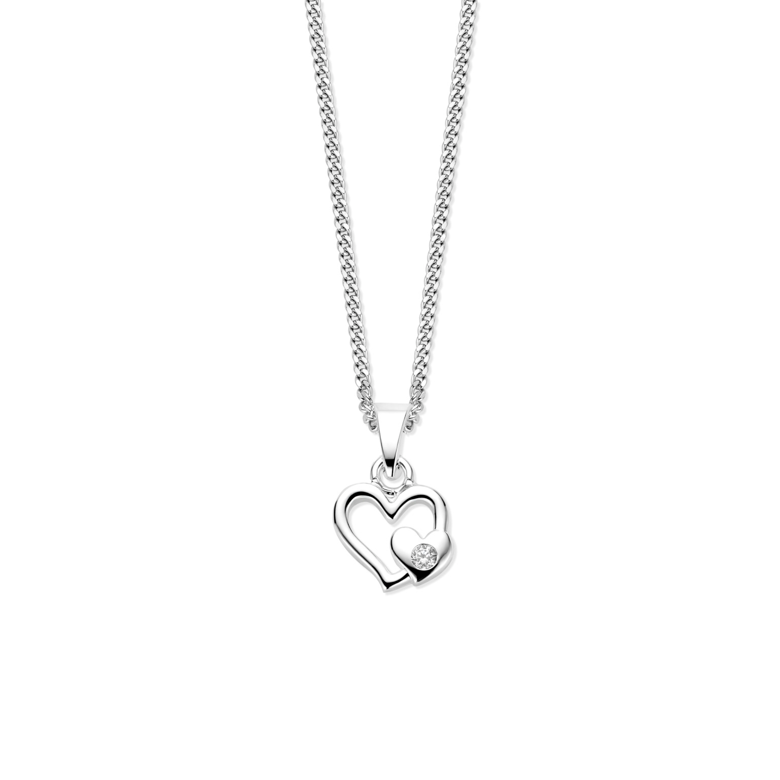 Zilveren collier van Bellini