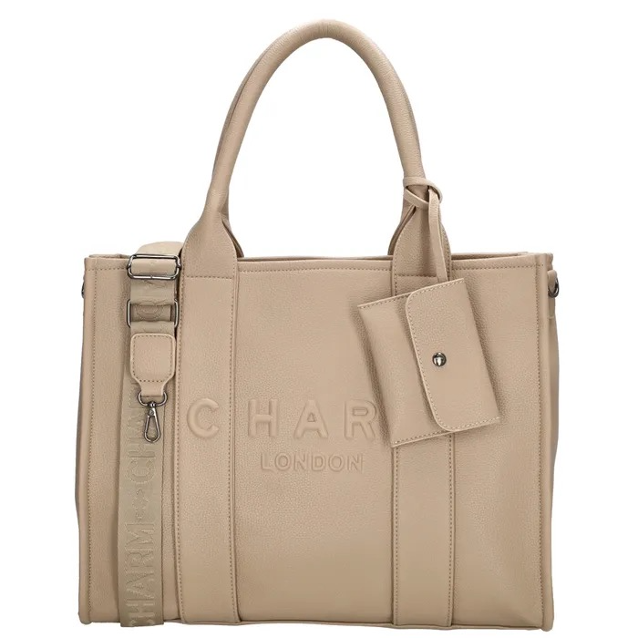 Charm London Bond Shopper &ndash; Laptoptas Dames 15.6 inch &ndash; Imitatieleer &ndash; Zwart
Op zoek naar een stijlvolle en functionele laptoptas voor dames van 15.6 inch? De Charm London Bond Shopper is de perfecte combinatie van mode en functionaliteit. Deze ruime dames shopper is ideaal voor dagelijks gebruik naar werk, studie of onderweg.

Gemaakt van hoogwaardig imitatieleer heeft deze tas een luxe uitstraling zonder in te leveren op duurzaamheid. Het ruime hoofdvak sluit veilig met een rits en biedt voldoende plek voor al je essentials. Het speciale laptopvak voor 15.6 inch laptops zorgt ervoor dat je jouw laptop veilig en beschermd meeneemt.

Daarnaast beschikt de tas over handige interne vakken, zoals een ritsvak, insteekvak en achtervak, zodat je altijd overzicht houdt. Dankzij de verstelbare en afneembare schouderriem draag je de tas precies zoals jij dat prettig vindt: in de hand of comfortabel over je schouder.

Belangrijkste kenmerken van de Charm London Bond Laptoptas:

Geschikt voor laptops t/m 15.6 inch
Stijlvolle shopper van imitatieleer
Ruim hoofdvak met ritssluiting
Intern ritsvak, insteekvak en achtervak voor optimale organisatie
Verstelbare en afneembare schouderriem voor extra draagcomfort
Ideaal als werk- of schooltas voor dames
Productspecificaties:

Merk: Charm London
Serie: Bond
Afmetingen: 42 x 16 x 34 cm (L x B x H)
Materiaal: Imitatieleer
Artikelnummer: W01050
EAN: 8720673166972
Deze Charm London shopper is de ideale laptoptas voor dames die er graag stijlvol &eacute;n georganiseerd uitzien. Bestel vandaag nog en ervaar het gemak van een praktische &eacute;n elegante tas in &eacute;&eacute;n.


