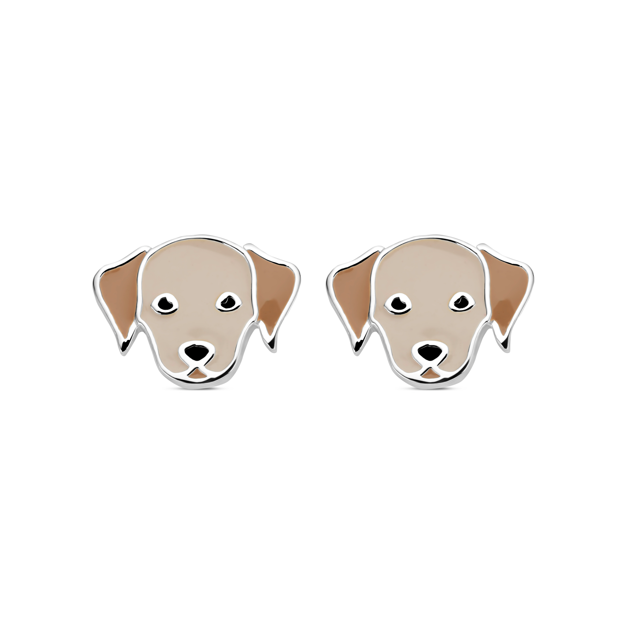 Bellini zilveren oorstekers hond 575.072