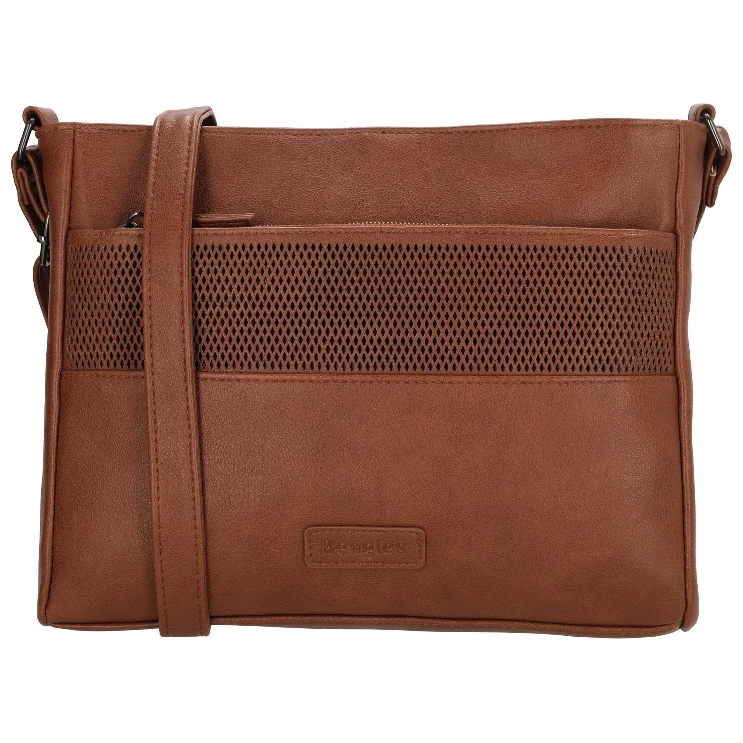 De Beagles Pamplona crossbodytas is een compacte en overzichtelijke tas voor dagelijks gebruik. Dankzij het handige formaat neem je jouw essentials makkelijk mee. De verstelbare schouderband zorgt ervoor dat je de tas comfortabel kunt dragen op de gewenste lengte.

De tas beschikt over twee hoofdritsvakken. In het ene hoofdvak bevinden zich twee insteekvakken, ideaal voor bijvoorbeeld je telefoon of sleutels. Het andere hoofdvak is voorzien van een klein ritsvak om kleine waardevolle spullen veilig op te bergen. Daarnaast heeft de tas een ritsvak aan de voorkant en een ritsvak aan de achterkant voor items die je snel bij de hand wilt hebben.

Kenmerken:

Verstelbare schouderband
Twee hoofdritsvakken
Twee insteekvakken in &eacute;&eacute;n hoofdvak
Klein ritsvak in het andere hoofdvak
Voorvak met ritssluiting
Achtervak met ritssluiting
Compact en overzichtelijk model