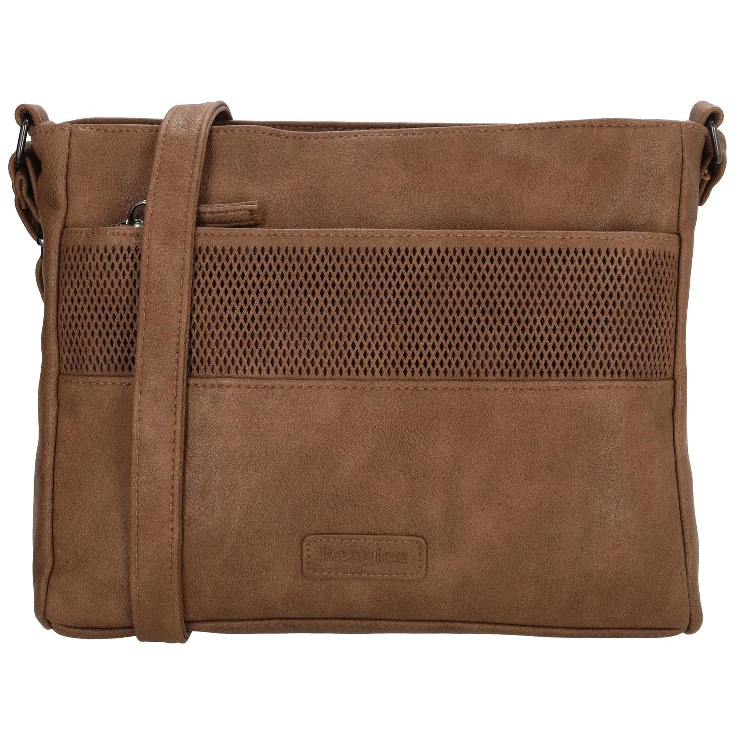De Beagles Pamplona crossbodytas is een compacte en overzichtelijke tas voor dagelijks gebruik. Dankzij het handige formaat neem je jouw essentials makkelijk mee. De verstelbare schouderband zorgt ervoor dat je de tas comfortabel kunt dragen op de gewenste lengte.

De tas beschikt over twee hoofdritsvakken. In het ene hoofdvak bevinden zich twee insteekvakken, ideaal voor bijvoorbeeld je telefoon of sleutels. Het andere hoofdvak is voorzien van een klein ritsvak om kleine waardevolle spullen veilig op te bergen. Daarnaast heeft de tas een ritsvak aan de voorkant en een ritsvak aan de achterkant voor items die je snel bij de hand wilt hebben.

Kenmerken:

Verstelbare schouderband
Twee hoofdritsvakken
Twee insteekvakken in &eacute;&eacute;n hoofdvak
Klein ritsvak in het andere hoofdvak
Voorvak met ritssluiting
Achtervak met ritssluiting
Compact en overzichtelijk model