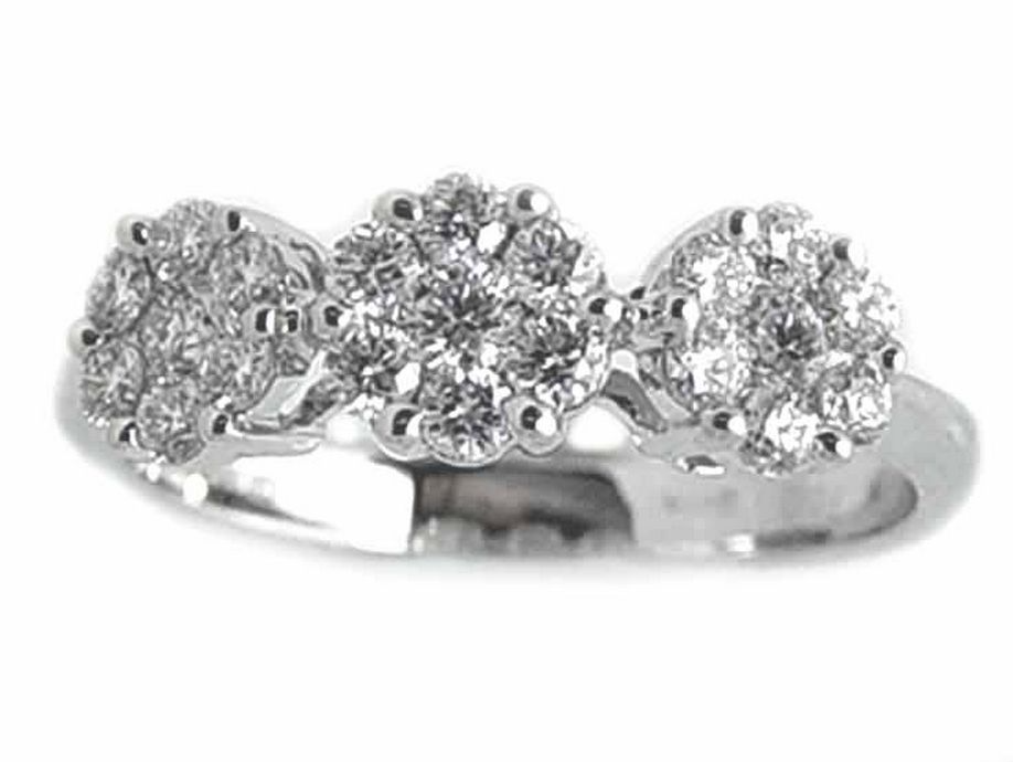 Elegante Giorgio Visconti ring in 18 karaat witgoud, fonkelend met briljant geslepen diamanten. Een verfijnd design met een frisse, luxueuze uitstraling.