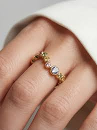 Zilveren ring sif jakobs verguld met wave 