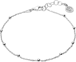 armband zilver bolletjes fijn