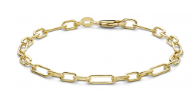 Armband 14kt gold mori filled 19cm