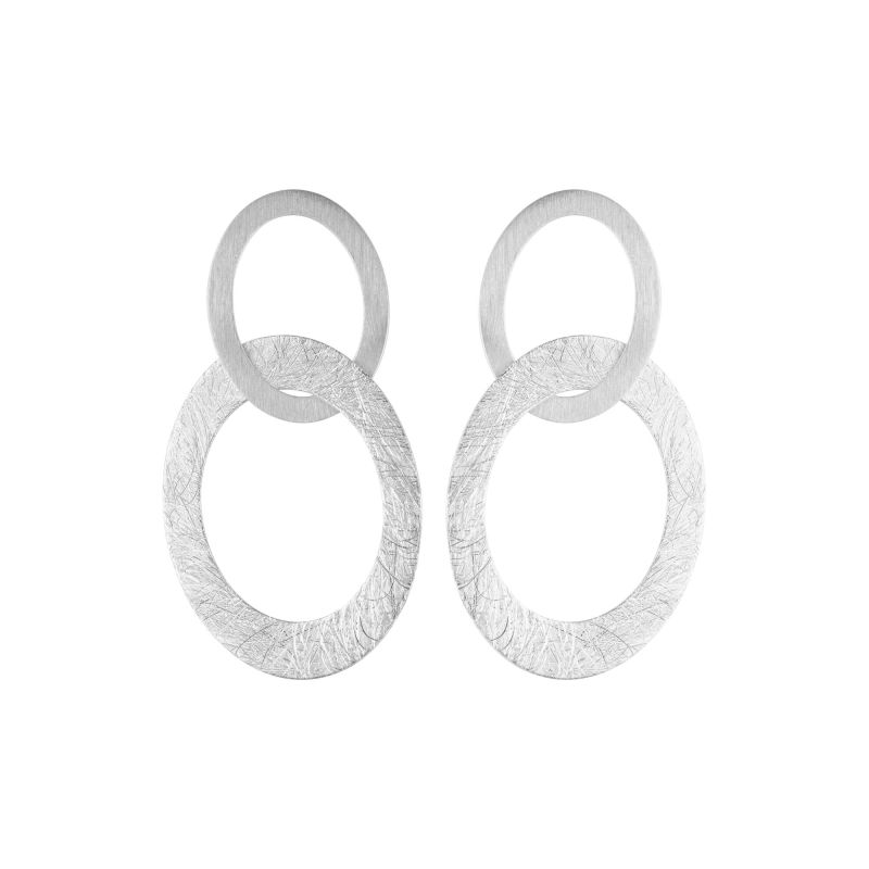 Zilveren oorhangers