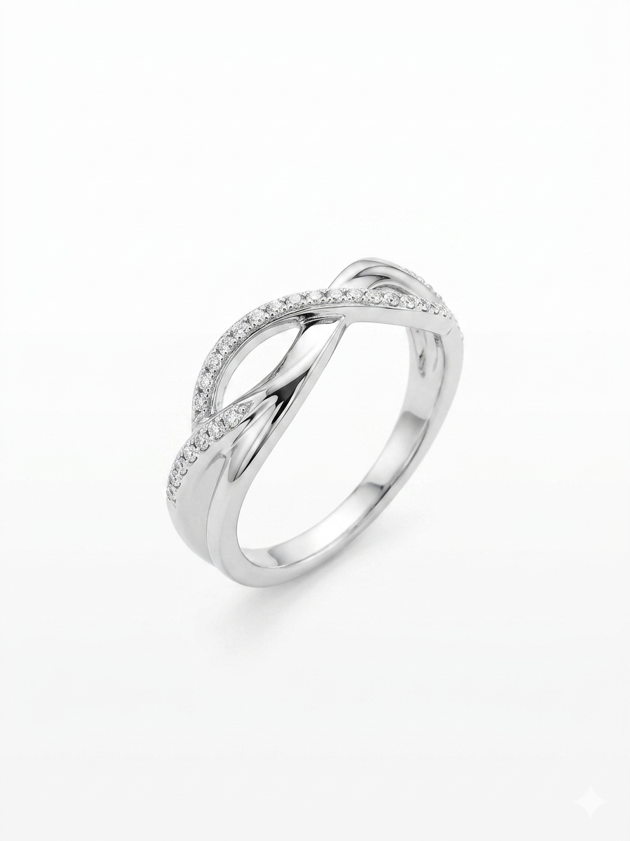 Rosa di Luca 629.038.54 Ring met Golf en Zirkonia