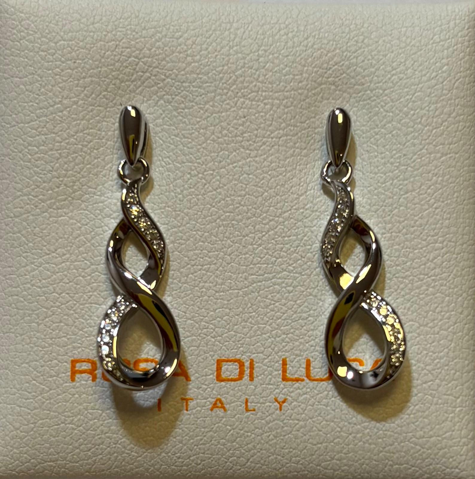 Rosa di Luca zilver met zirkonia 