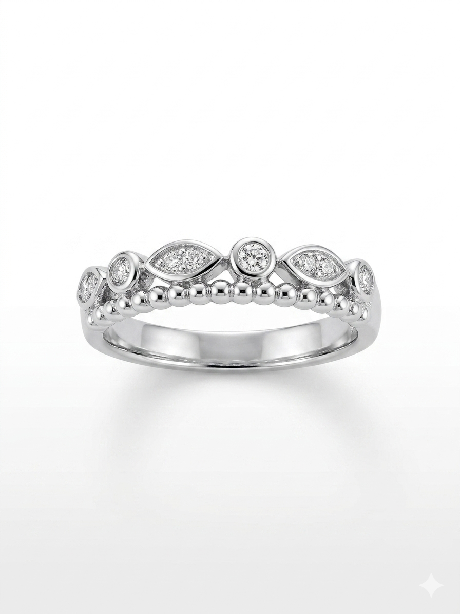zilveren ring zirkonia