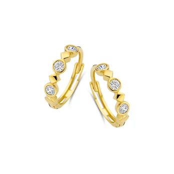 Joy & Julia 14k gg creolen zirk