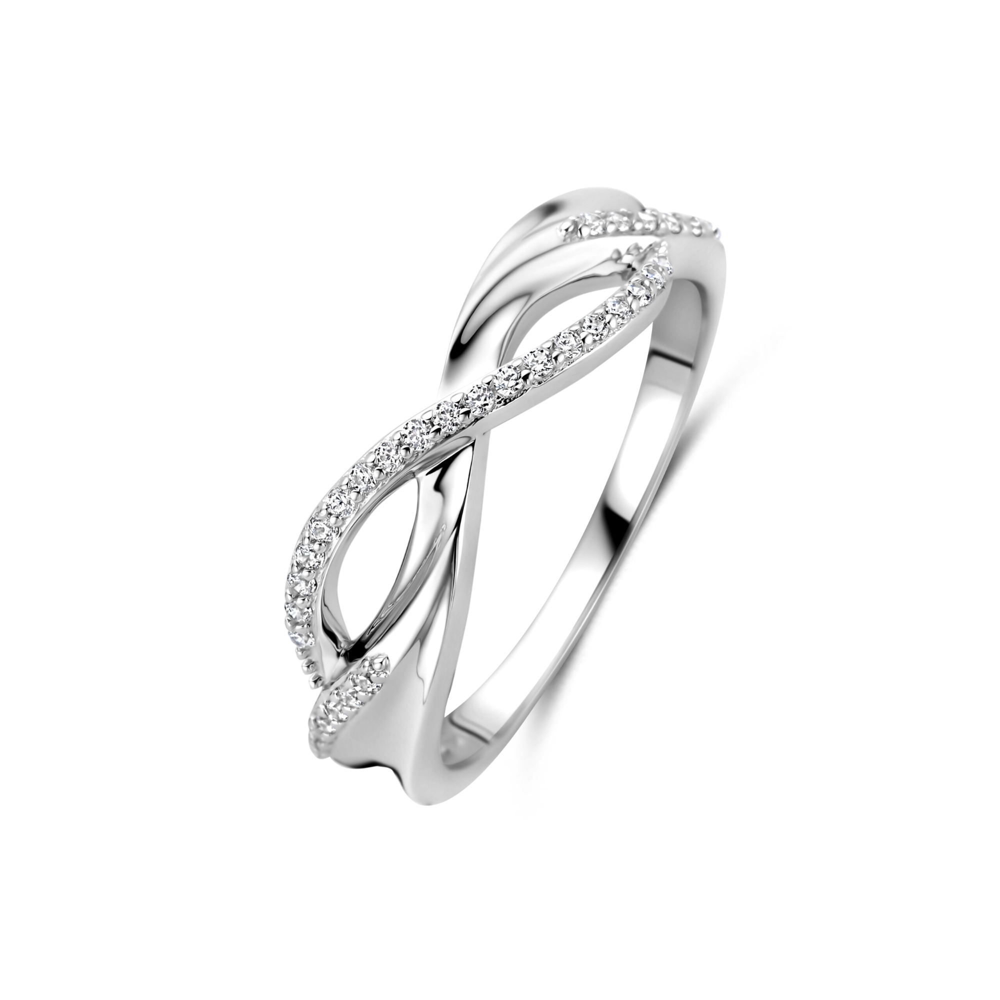 Rosa di Luca zilv ring zirk