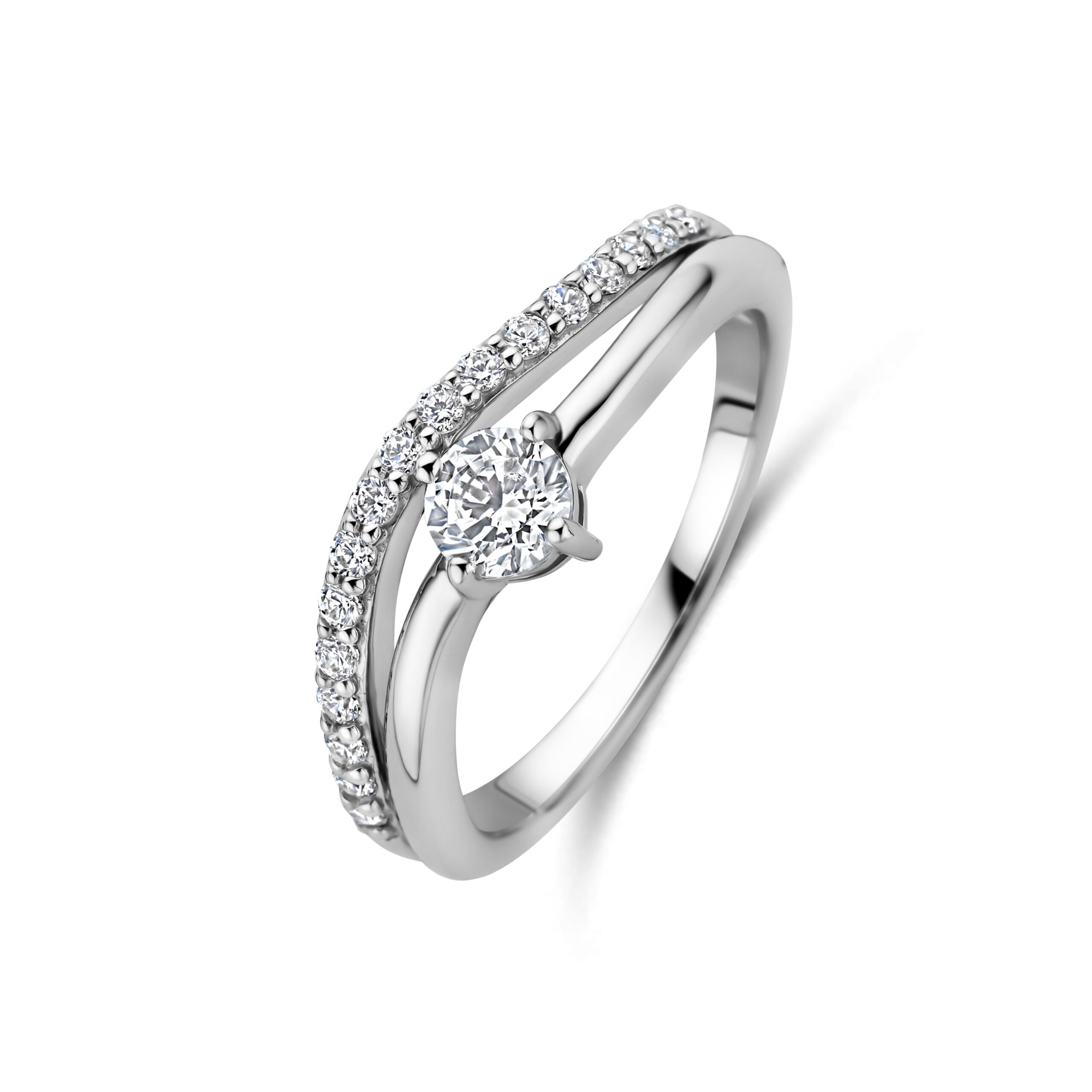 Rosa di Luca zilv ring zirk