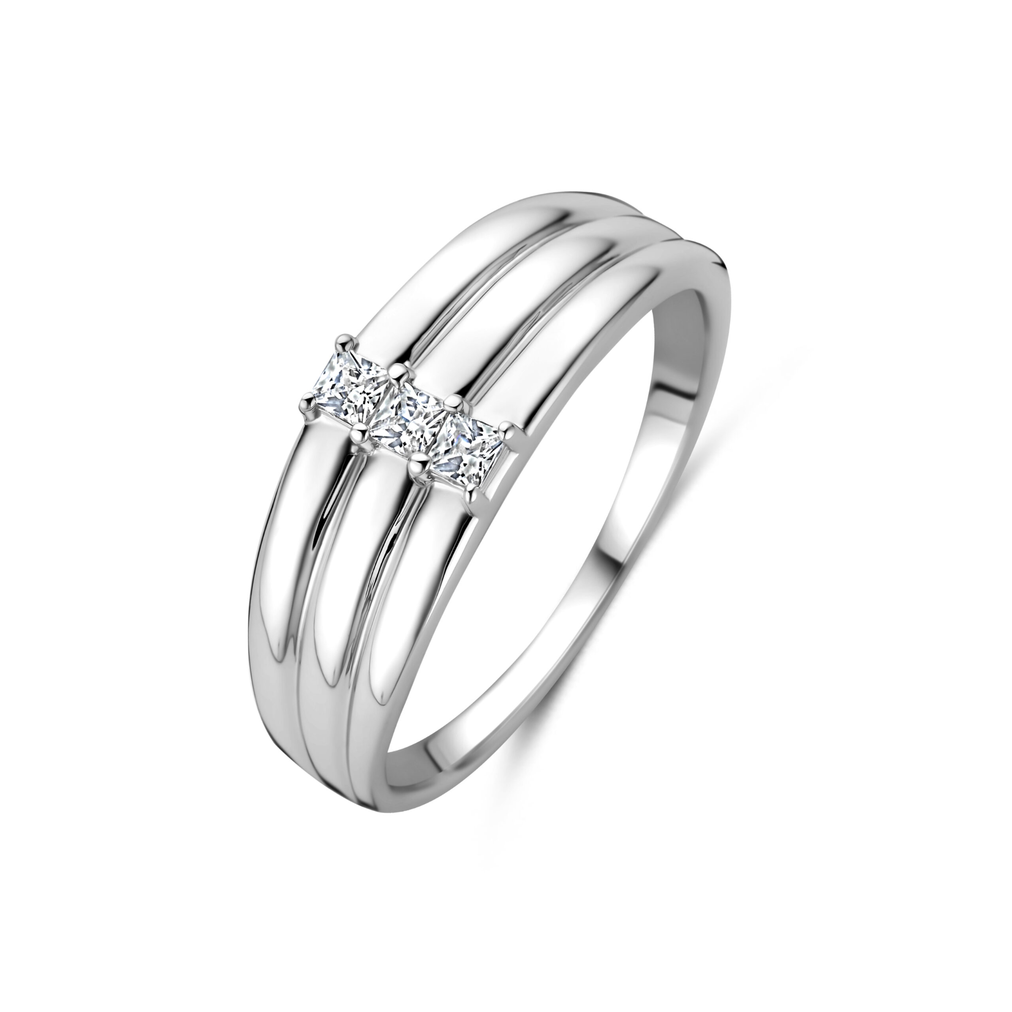 Rosa di Luca zilv ring zirk