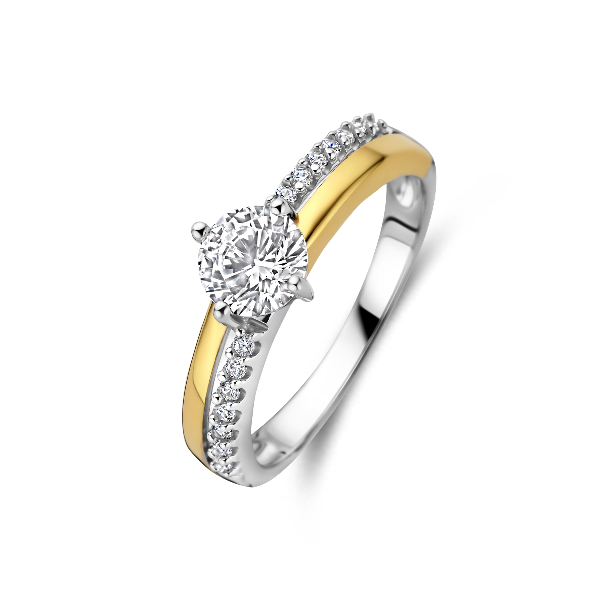 Rosa di Luca zilv/verg ring zirk