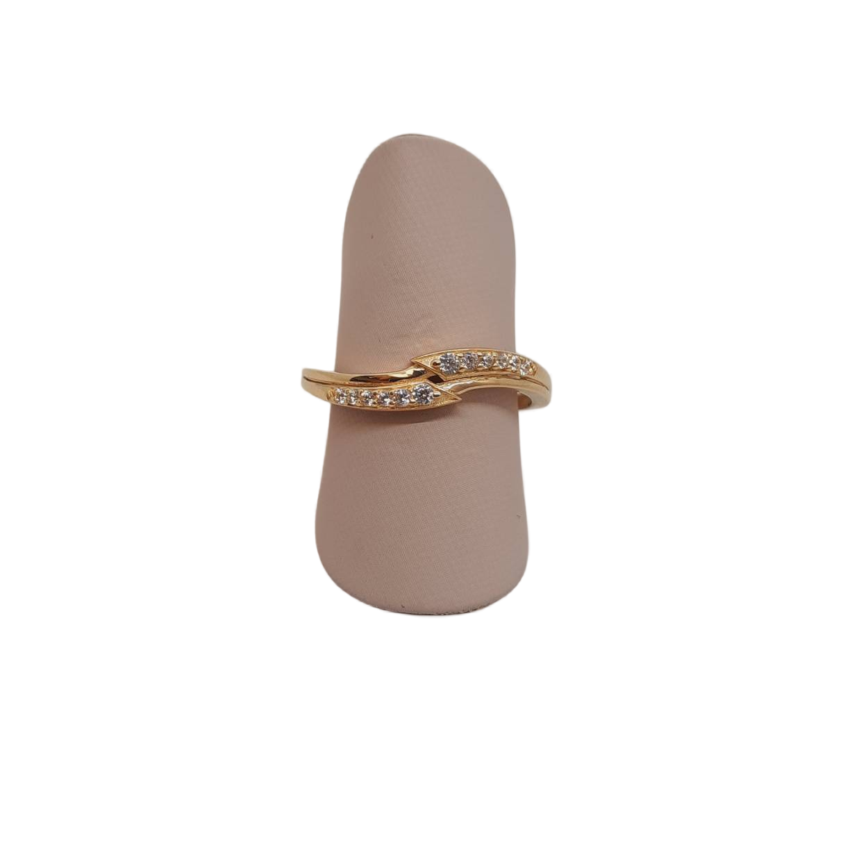 Deze elegante gouden ring modelnummer BREA-JOY-0004075 is vervaardigd uit 14 karaats goud en bezet met stenen. De ring glanst prachtig en heeft een modieuze maat 54. Het is een perfect accessoire voor speciale gelegenheden. Draag het op de ringvinger voor een klassieke uitstraling of combineer met andere ringen voor een trendy look.
