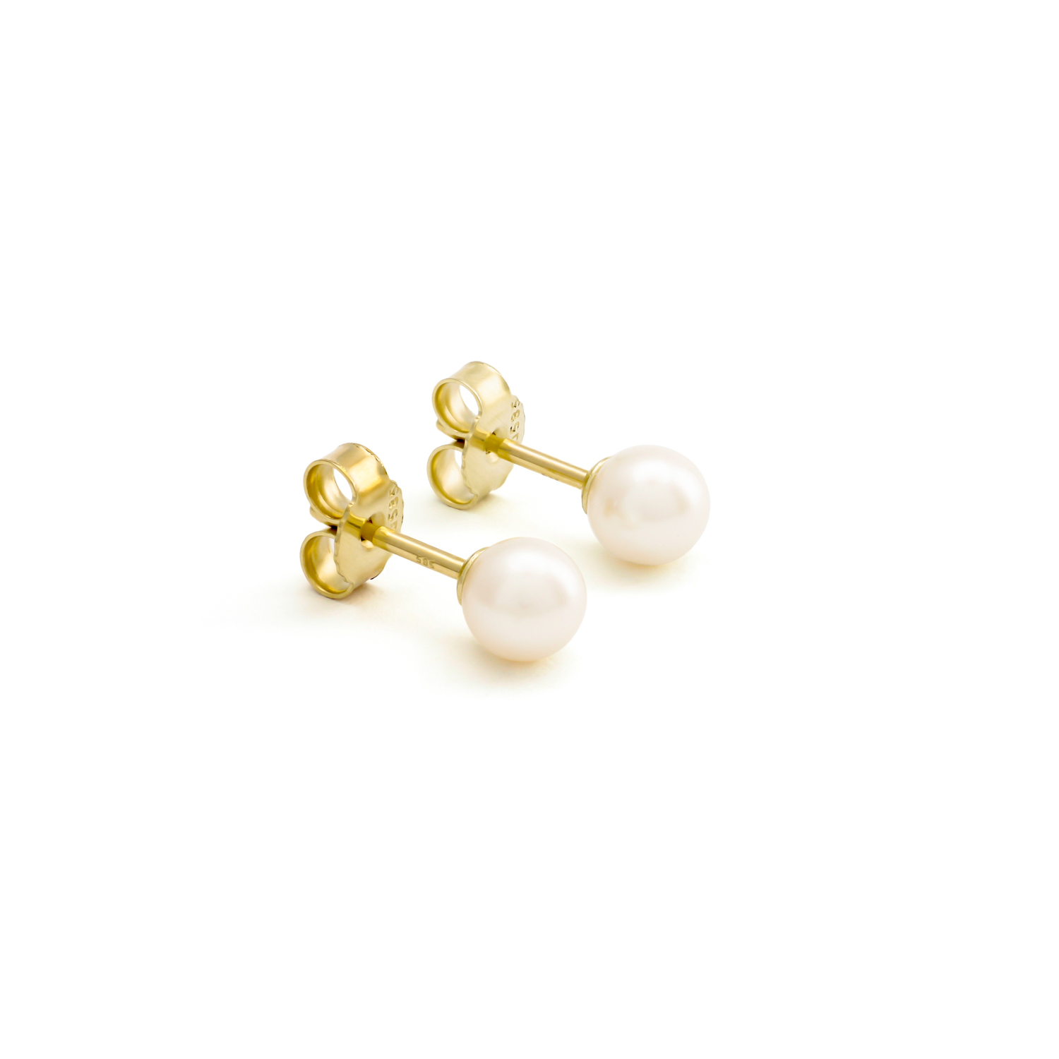 14krt pareloorknoppen 5mm