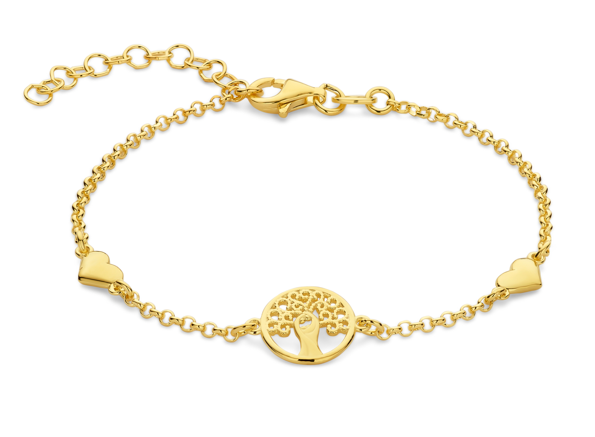 Rosa di Luca 603.477.16  Armband Verguld  met Levensboom