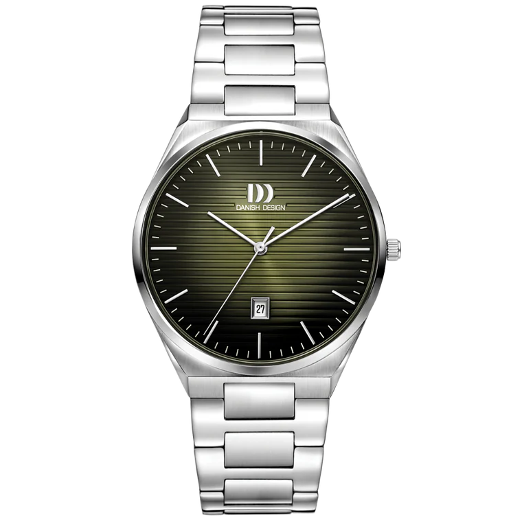 Dit is een horloge van het merk Danish Design gemaakt voor heren.
De specificaties zijn als volgt:
Kastmaat: 39,5 mm
Bandlengte: 180
Bandbreedte: 22
Waterdichtheid: 5 ATM / 50 Meter / 165 Feet
Dit horloge heeft de volgende functies/eigenschappen:
Datumaanduiding