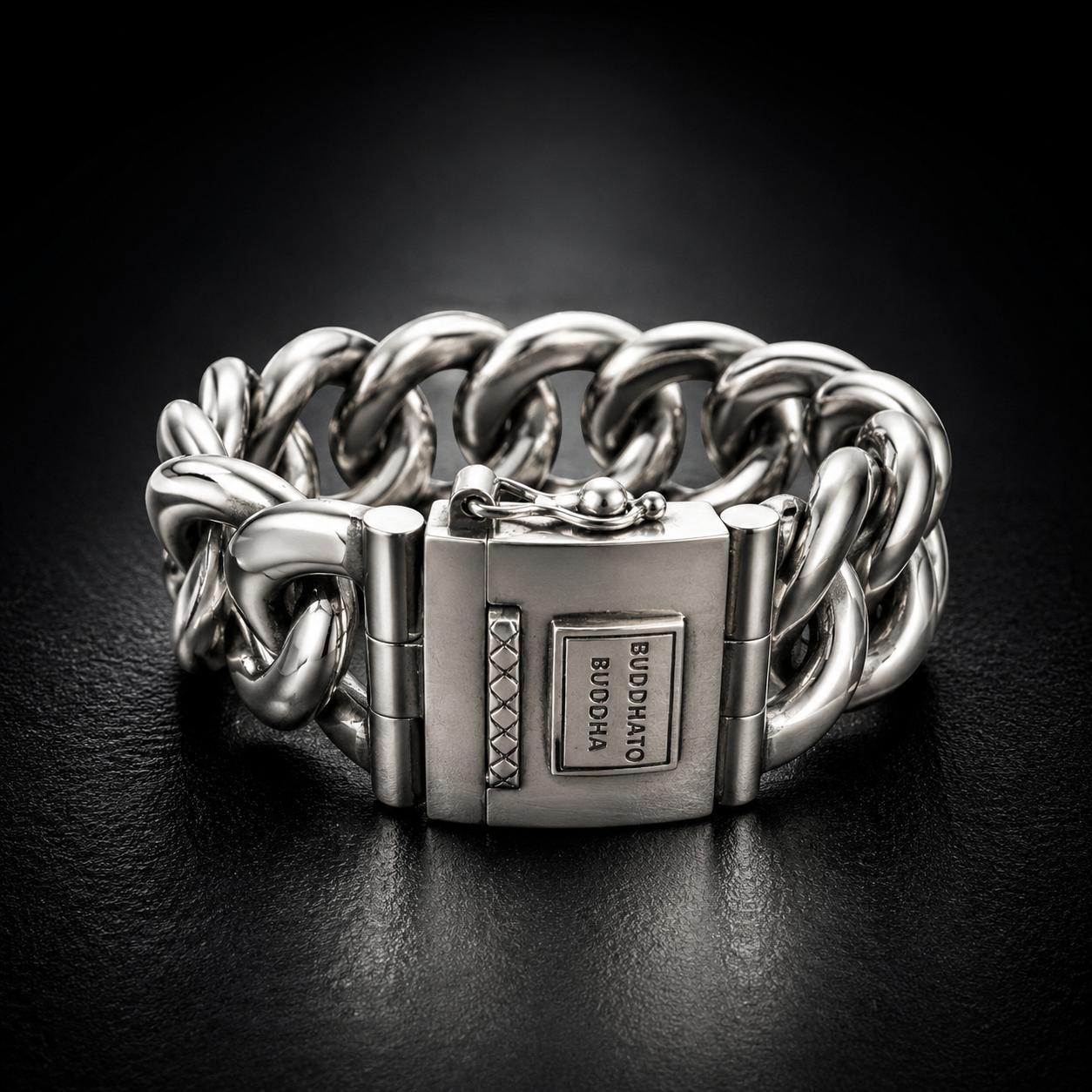 Buddha to Buddha - 110/E/Chris Bracelet Silver, 19cm - 001J011100101