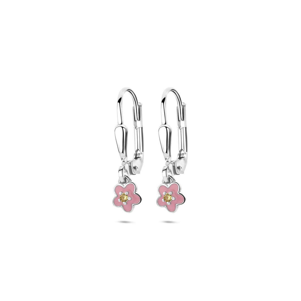 oorhangers met bloem