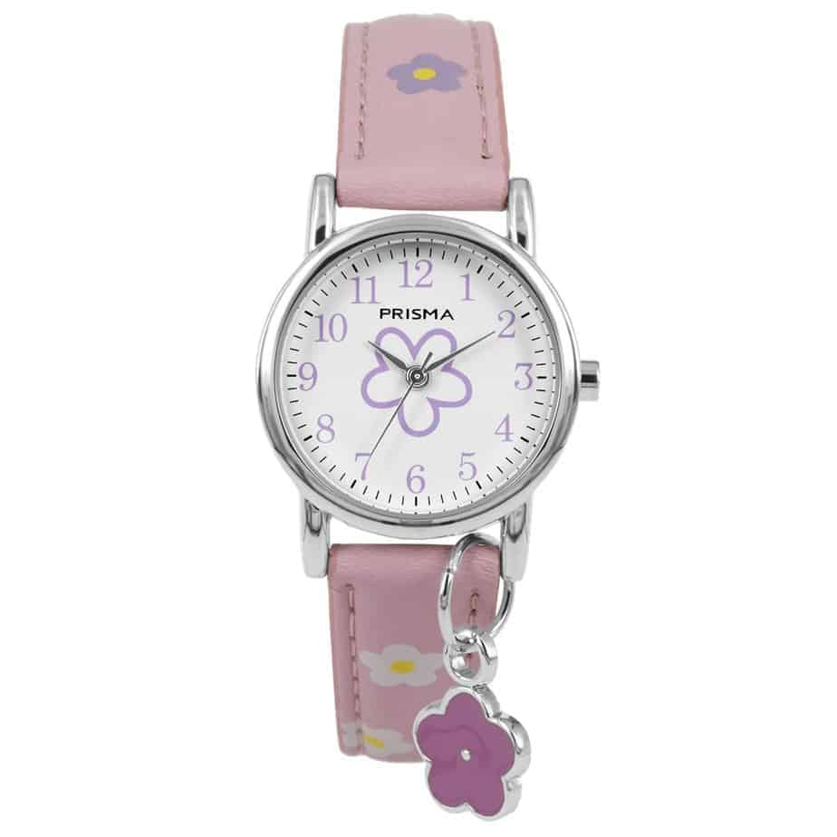 De Prisma horloge CW.320 kids Little Flower roze is een kleurrijk en speels kinderhorloge. Het heeft een stevige polsband die comfortabel draagt en is ideaal als eerste polshorloge voor kinderen. Met zijn duurzame ontwerp en eenvoudige sluiting is het perfect voor dagelijks gebruik. Draag het losjes om de pols voor maximaal comfort. Perfect voor elke kleine avonturier!