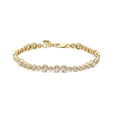 De armband is in plaque gezt met zirkonium stenen. de armband is uit de reeks Sardinien