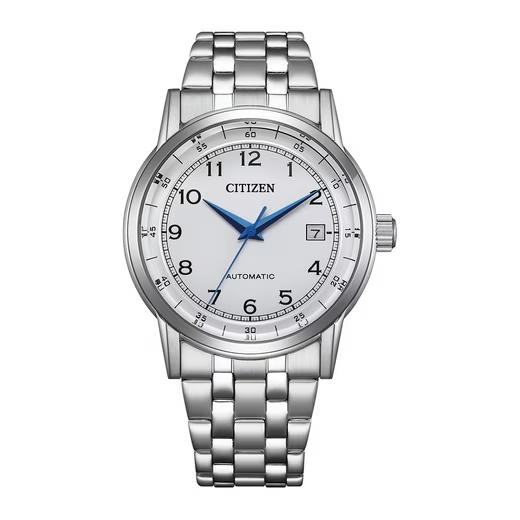 Die Citizen HAU Automatic Metallband NJ0210-56A ist eine stilvolle Armbanduhr. Sie verf&uuml;gt &uuml;ber ein automatisches Uhrwerk und ein robustes Metallarmband, das f&uuml;r Langlebigkeit sorgt. Perfekt f&uuml;r den t&auml;glichen Gebrauch, bietet sie sowohl Eleganz als auch Funktionalit&auml;t. Tragen Sie die Uhr an Ihrem Handgelenk f&uuml;r einen klassischen und modischen Look, ideal f&uuml;r jede Gelegenheit.