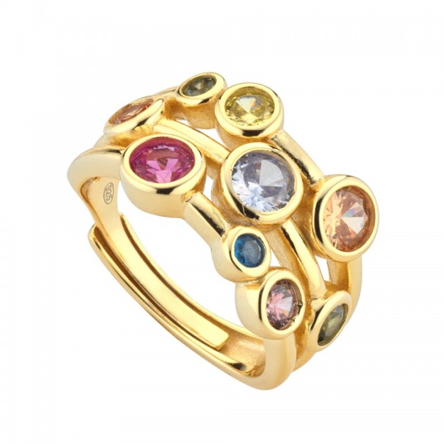  Deze elegante ring in verguld uit de collectie van Marcello Pane voegt een vleugje klasse toe aan elke outfit. Draag het tijdens speciale gelegenheden of combineer het met alledaagse kleding voor een subtiele, chique uitstraling. Laat uw persoonlijkheid stralen door dit tijdloze stuk met zelfvertrouwen te dragen.