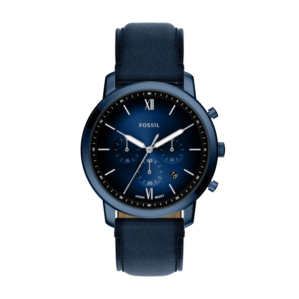 De FOSSIL Horloge FS6168 is een stijlvol polshorloge met een kast van roestvrij staal en een blauwe band. Met een diameter van 44 mm en een datumaanduiding is het zowel functioneel als modieus. Draag het werkend of tijdens een avondje uit voor een elegante uitstraling. Perfect om elke outfit compleet te maken.