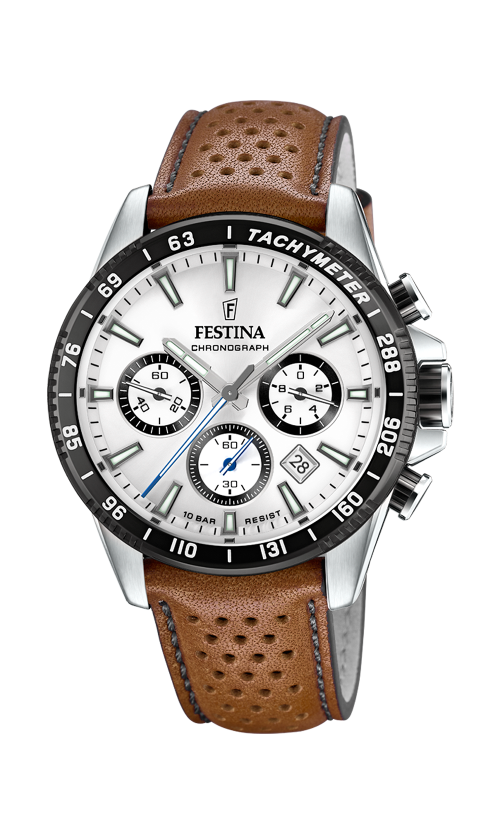 Festina horloge lederen band