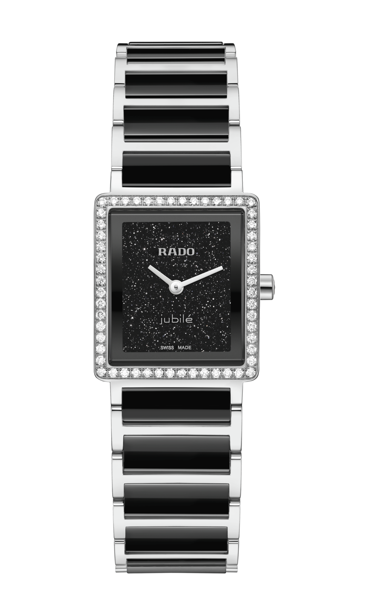 Ontdek de Rado Integral Diamonds R20249152, een elegante polshorloge met een roestvrijstalen kast en band, verfraaid met briljantgeslepen diamanten. Met zijn analoge quartz uurwerk en saffierglas combineert deze horloge stijl en functionaliteit. Perfect voor elke gelegenheid, draagt u deze comfortabele en nikkelvrije horloge met vertrouwen. Nieuwe staat en Swiss Movement. Niet waterdicht.