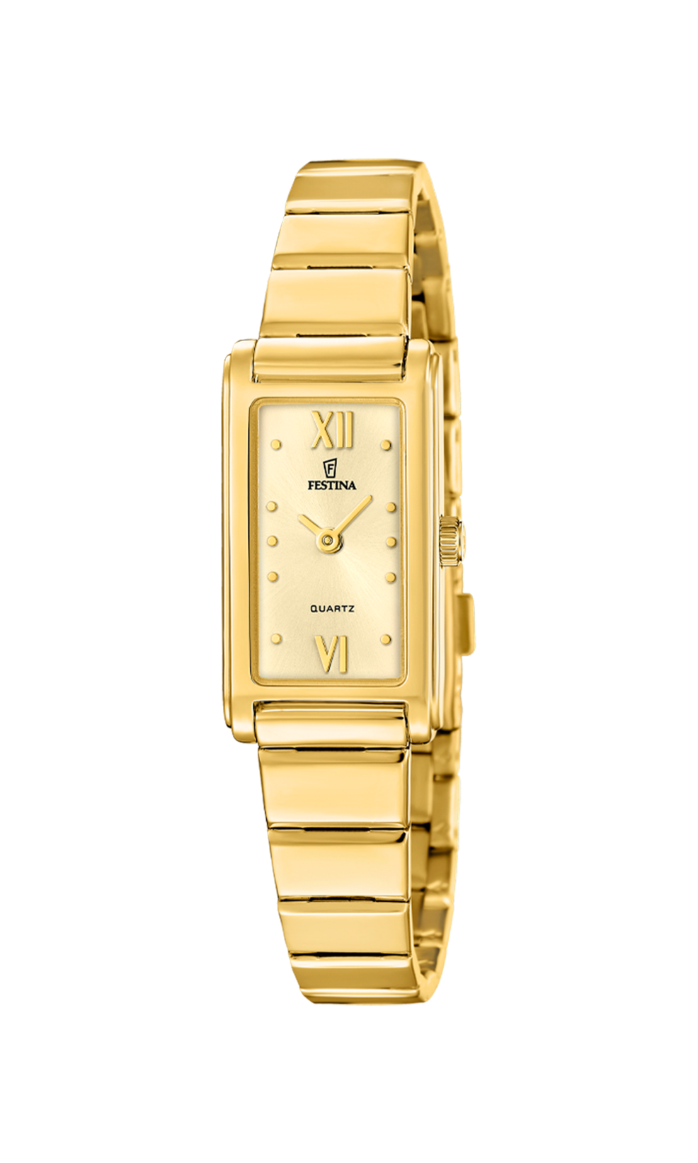 Festina dameshorloge gouden Mademoiselle roestvrij staal horloge Armband 