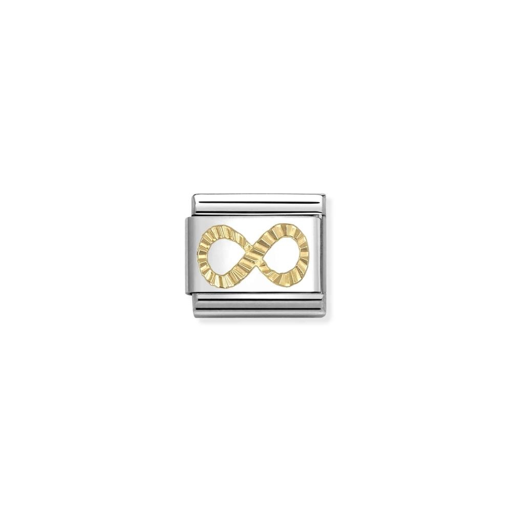 
Recommended Retailprice &euro;	36
Series	Infinity
Jewellery material	Stainless Steel, Gold 18K
Category	Link
Brand	Nomination Jewellery