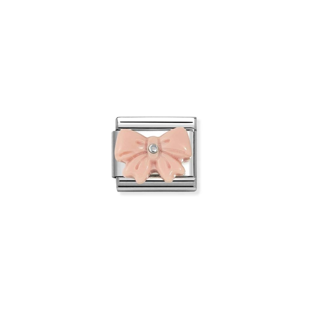 Series	New Baby
Jewellery material	Stainless Steel, Silver
Stone_type	Resin
Stone-color	Pink
Category	Link
Brand	Nomination Jewellery