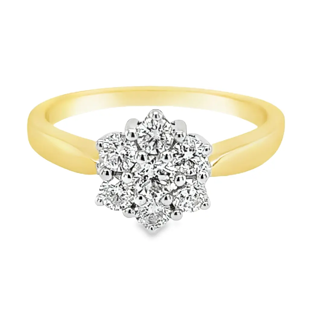 Geelgouden Entourage ring gre1398-58