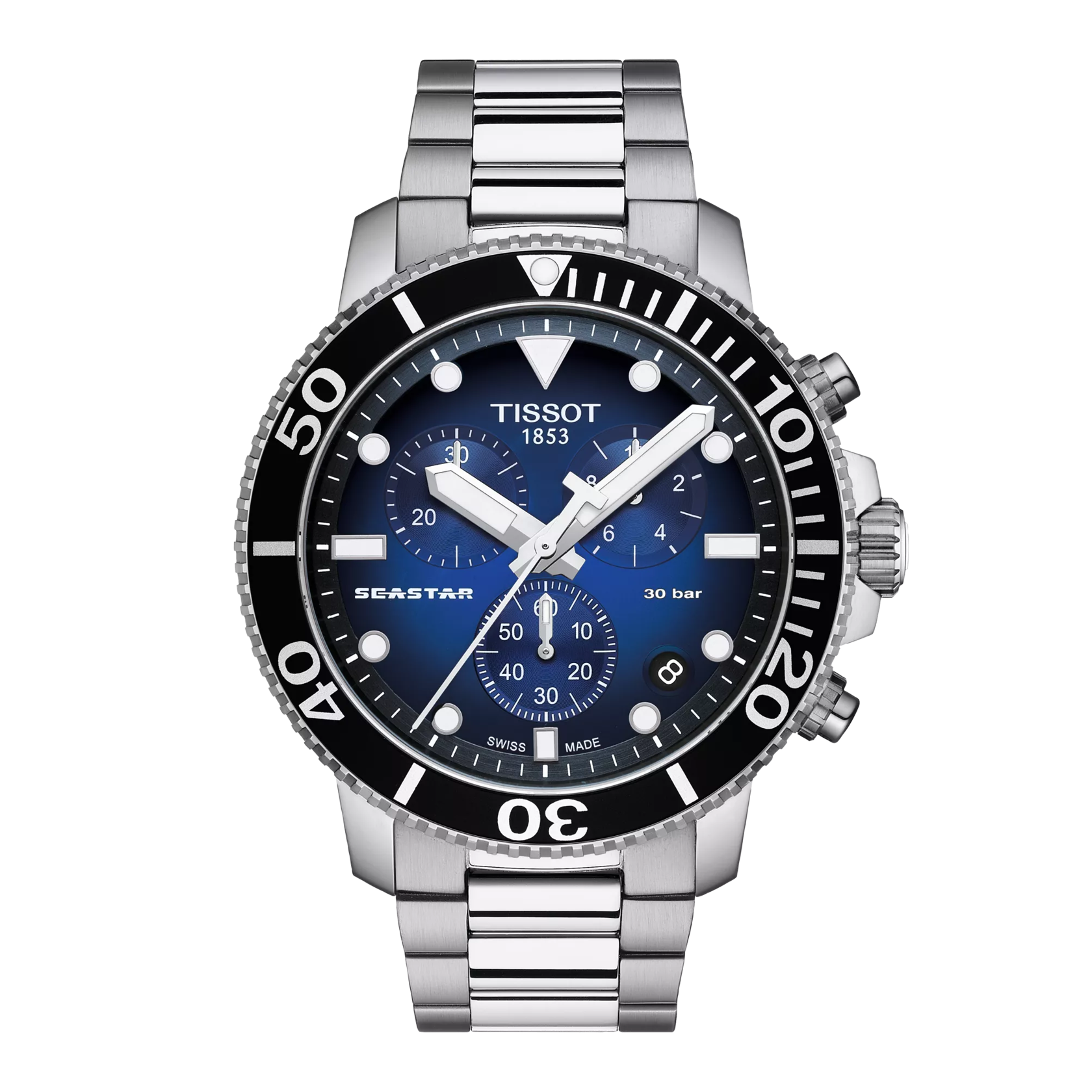 De Tissot Seastar 1000 Chronograaf T1204171104101 heeft een stoer en sportief design met functionaliteiten zoals chronograaf en waterdichtheid tot 300m. Het horloge is perfect voor actieve mannen die houden van avontuur. Draag dit horloge met casual outfits of tijdens outdoor activiteiten voor een stijlvolle en functionele look. Maak een statement met de Tissot Seastar 1000 Chronograaf!