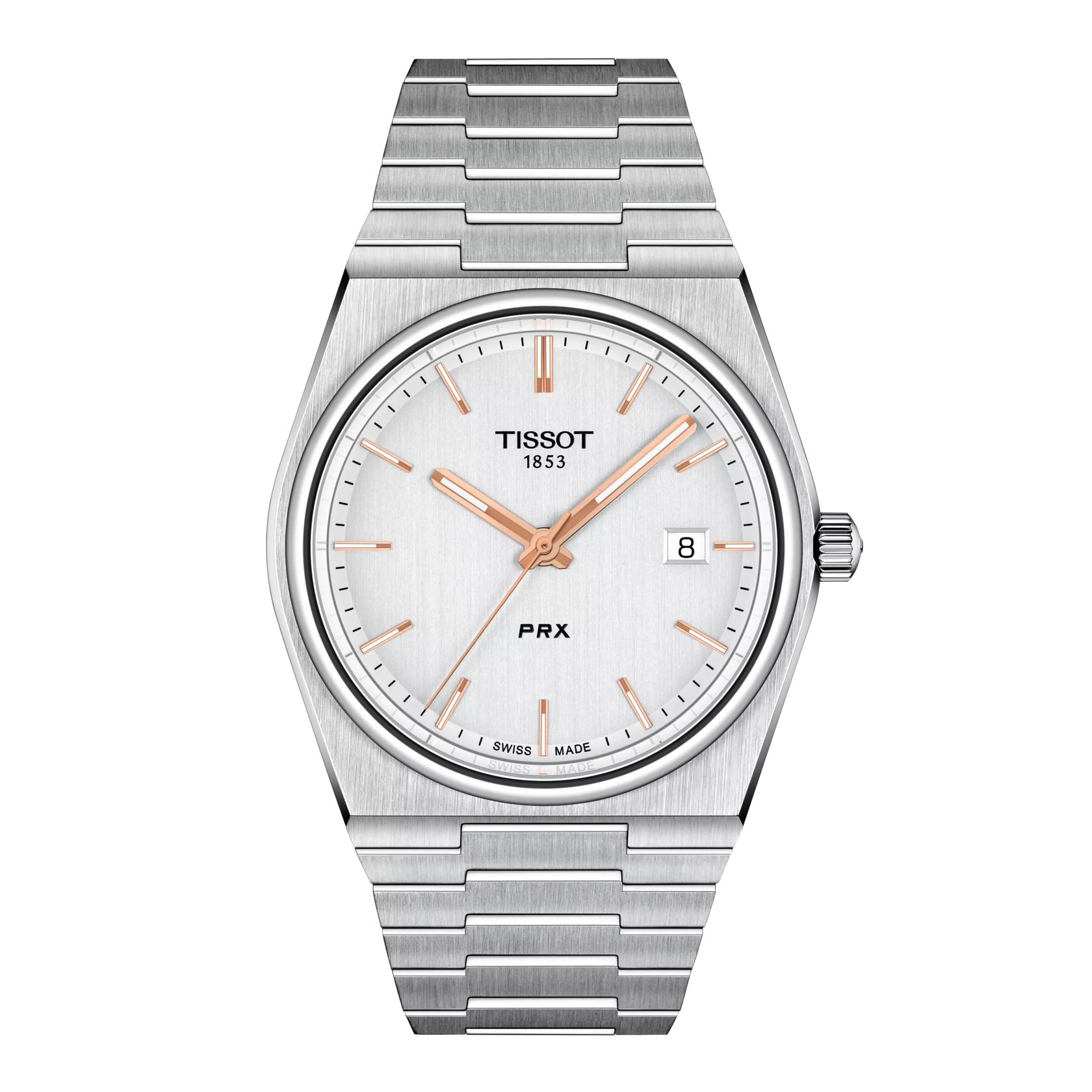 De Tissot PRX T1374101103100 beschikt over een Zwitsers kwartsuurwerk, analoge tijdsaanduiding, datumaanduiding en is hypoallergeen. Met een roestvrijstalen kast en armband, saffierglas en waterbestendigheid tot 10 ATM, biedt deze stijlvolle horloge een zilverkleurige wijzerplaat en gestreepte indices. Perfect voor dagelijkse en formele gelegenheden. Draag hem comfortabel om de pols voor een elegante uitstraling.