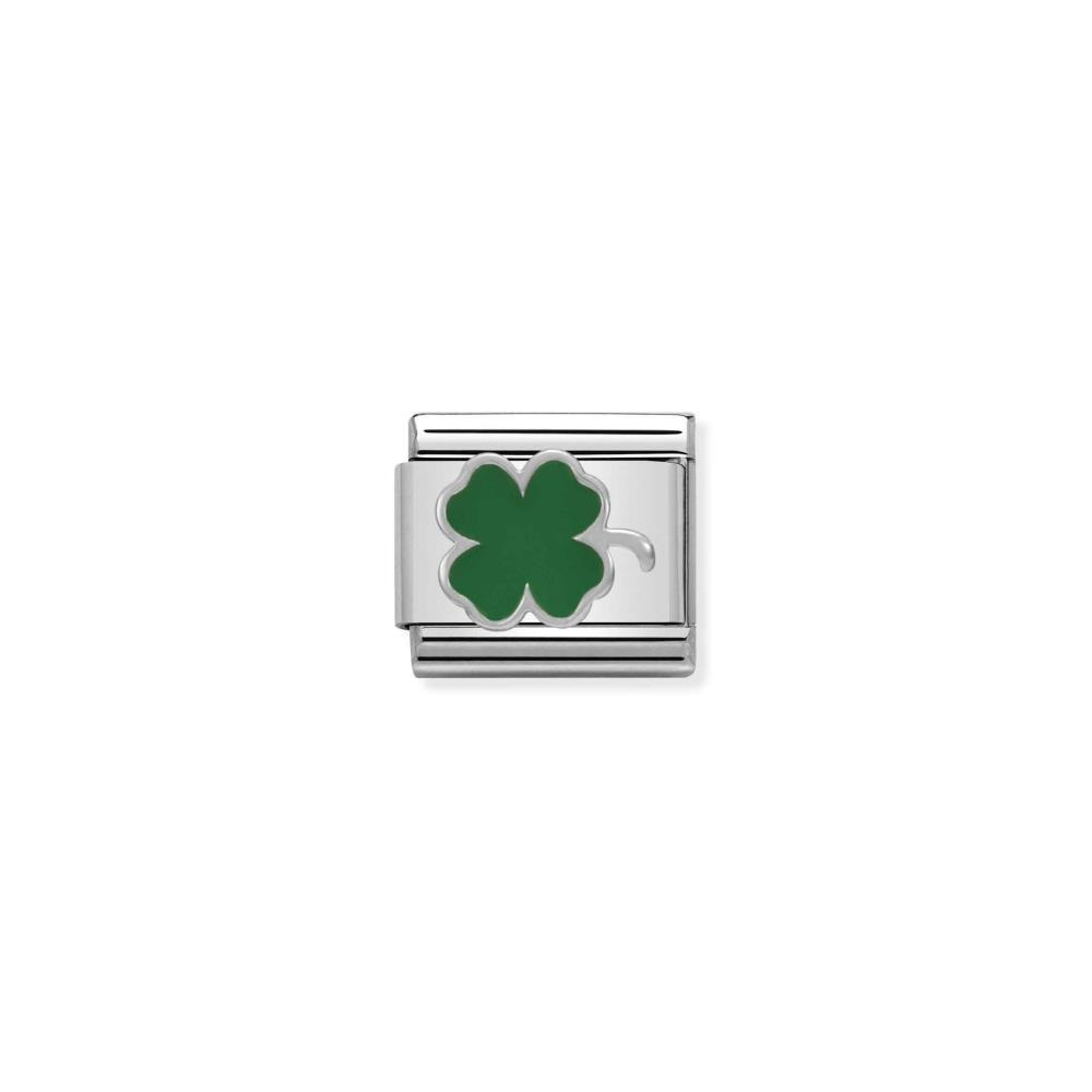 Series	Good luck
Jewellery material	Stainless Steel, Silver, Enamel
Category	Link
Brand	Nomination Jewellery
Incl_steen	Nee