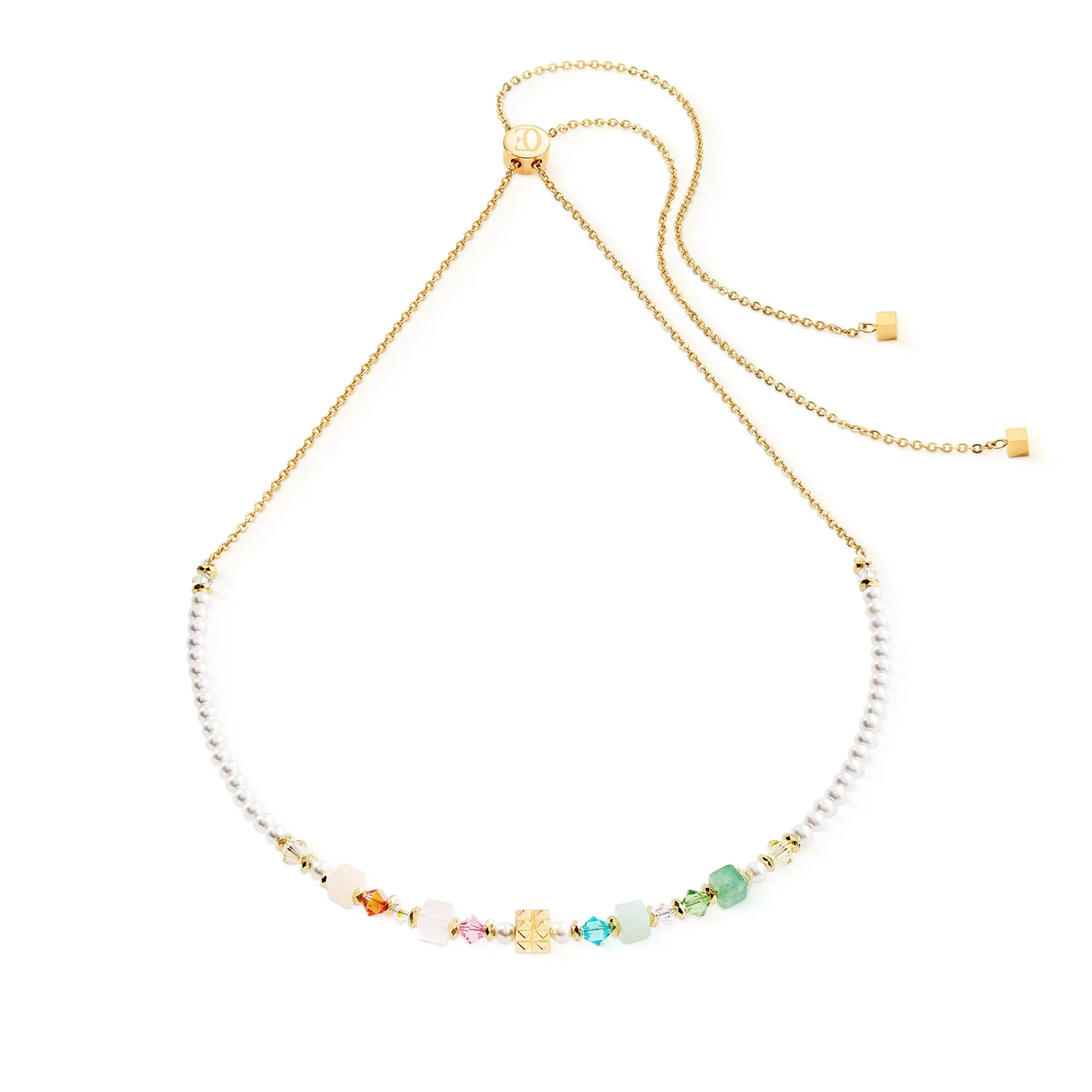 De Coeur de Lion collier, Multicolour Pastel 2 (modelnummer 3031/10-1537) is een verfijnde en veelzijdige ketting. Gemaakt van roestvrij staal, met een nieuwstaat en een lengte van 700 mm. Ideaal om te dragen bij zowel casual als formele outfits, voegt het een vleugje elegantie en kleur toe aan elke look.