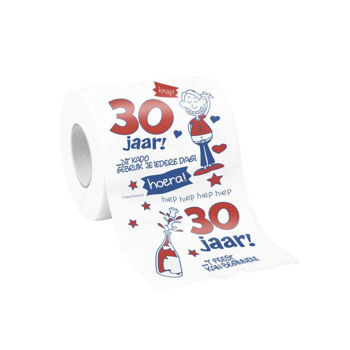 Met het grappige wc papier van Paper Dreams grijpt u nooit mis! 