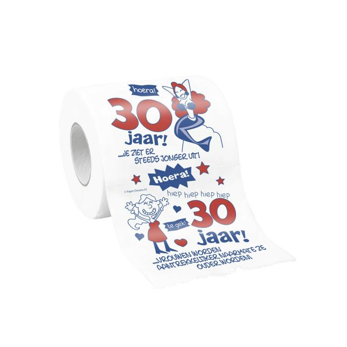 Met het grappige wc papier van Paper Dreams grijpt u nooit mis! 