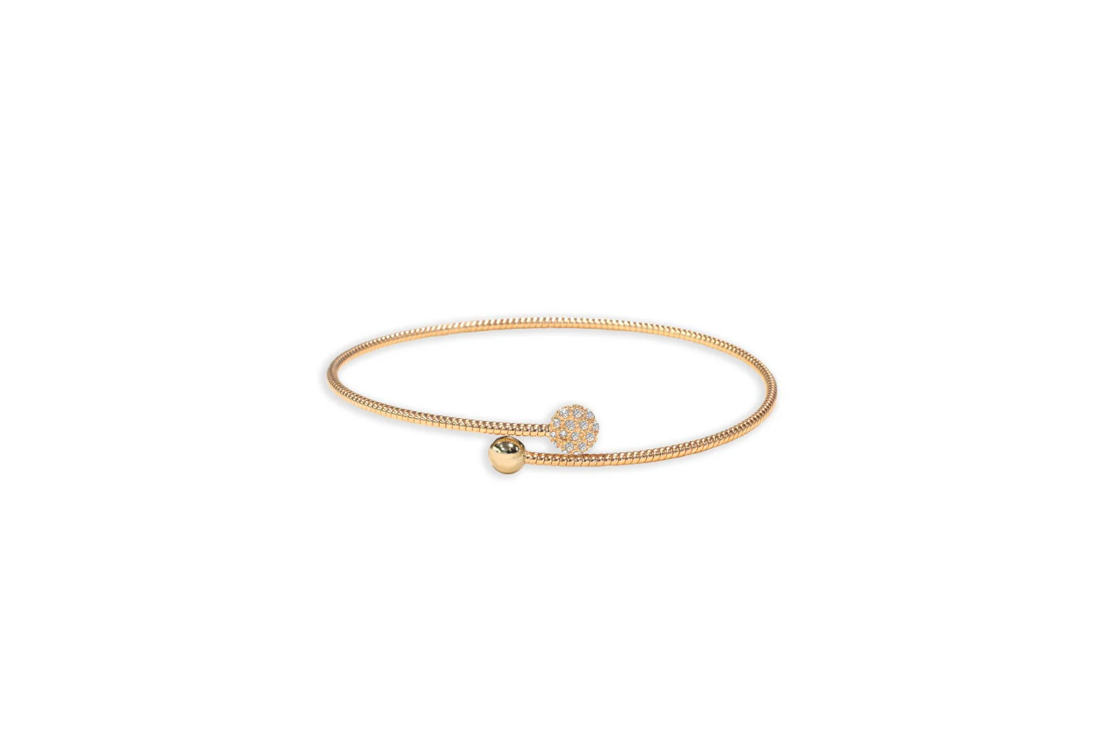 Borsari armband uit de &ldquo;ISIDE&rdquo; collectie met zirkonen