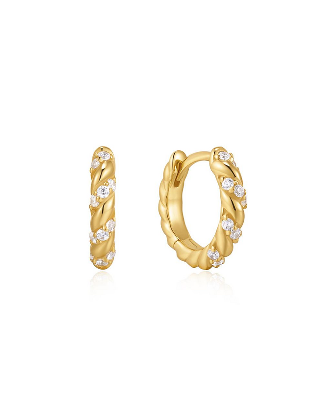 De Ania Haie vergulde oorringen,  zijn perfect voor zowel dagelijks gebruik als speciale gelegenheden. Draag ze met uw favoriete outfit voor een stijlvolle look of combineer met andere gouden sieraden voor een luxueuze uitstraling.